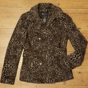 Victoria's Secret Moda Cheetah Wool Peacoat 4